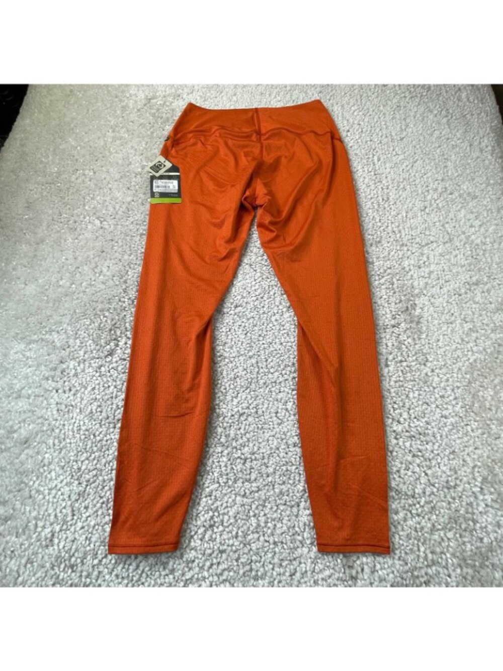 REI Co-op Lightweight Base Layer Tight Leggings Copper Clay Orange Womens Small - Picture 2 of 7